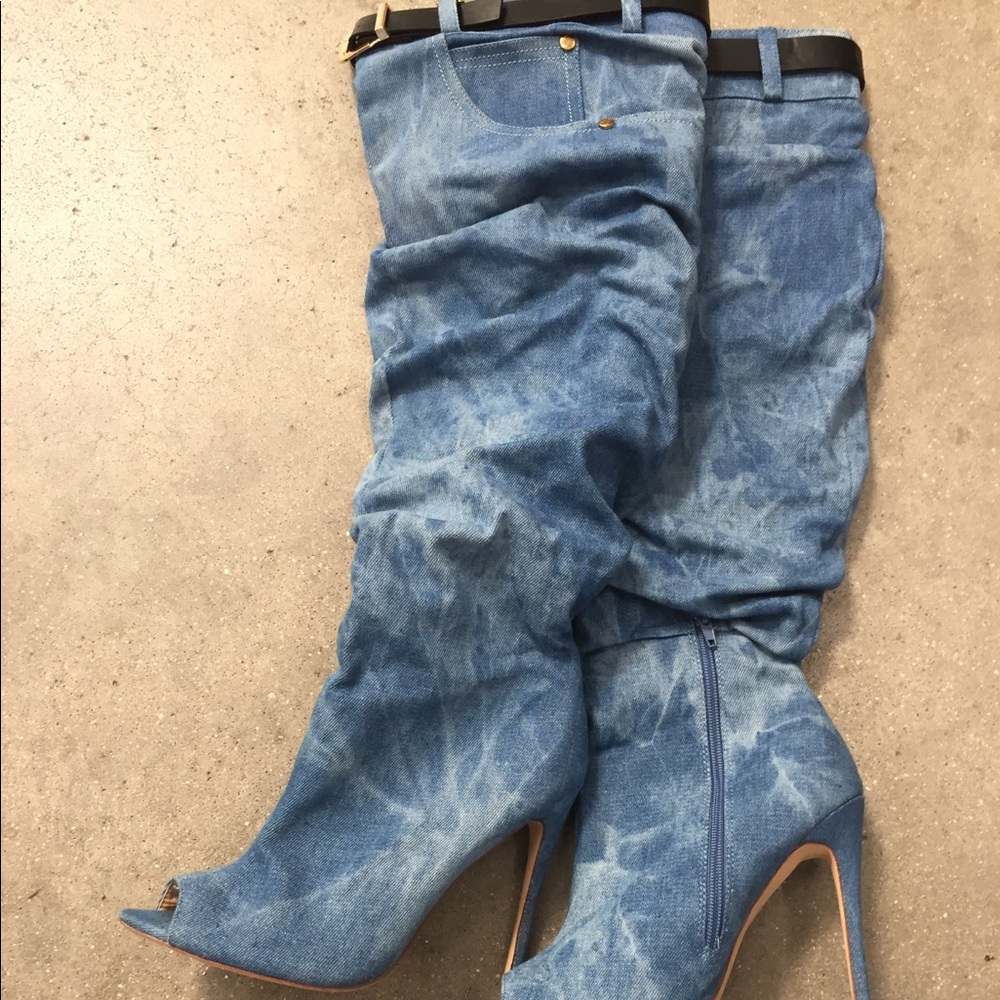 Blue Jean Boots